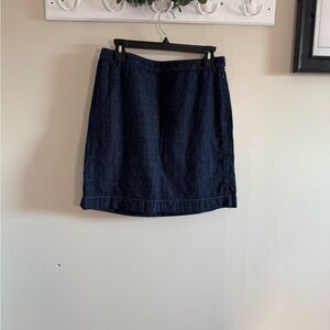 Ann Taylor Navy Pencil Skirt